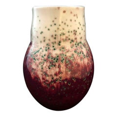 Ruskin High Fired Vase with Speckled Glaze, 1933