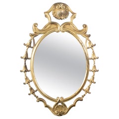  Italian Mid -Century Brass Mirrors, 1950