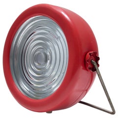 Vintage Red Desk Lamps "Schuko" by Achille and Pier Giacomo Castiglioni for Flos