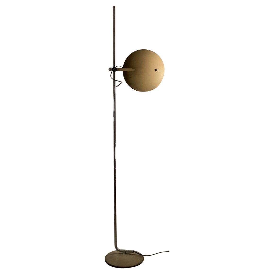 A POST-MODERN Minimal FLOOR LAMP by RICO & ROSEMARIE BALTENSWEILER, Swiss 1970 For Sale