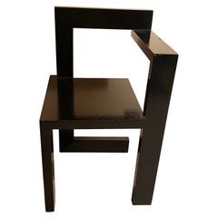 Early Reproduction Left-Arm “Steltman” Chair by Gerrit Rietveld