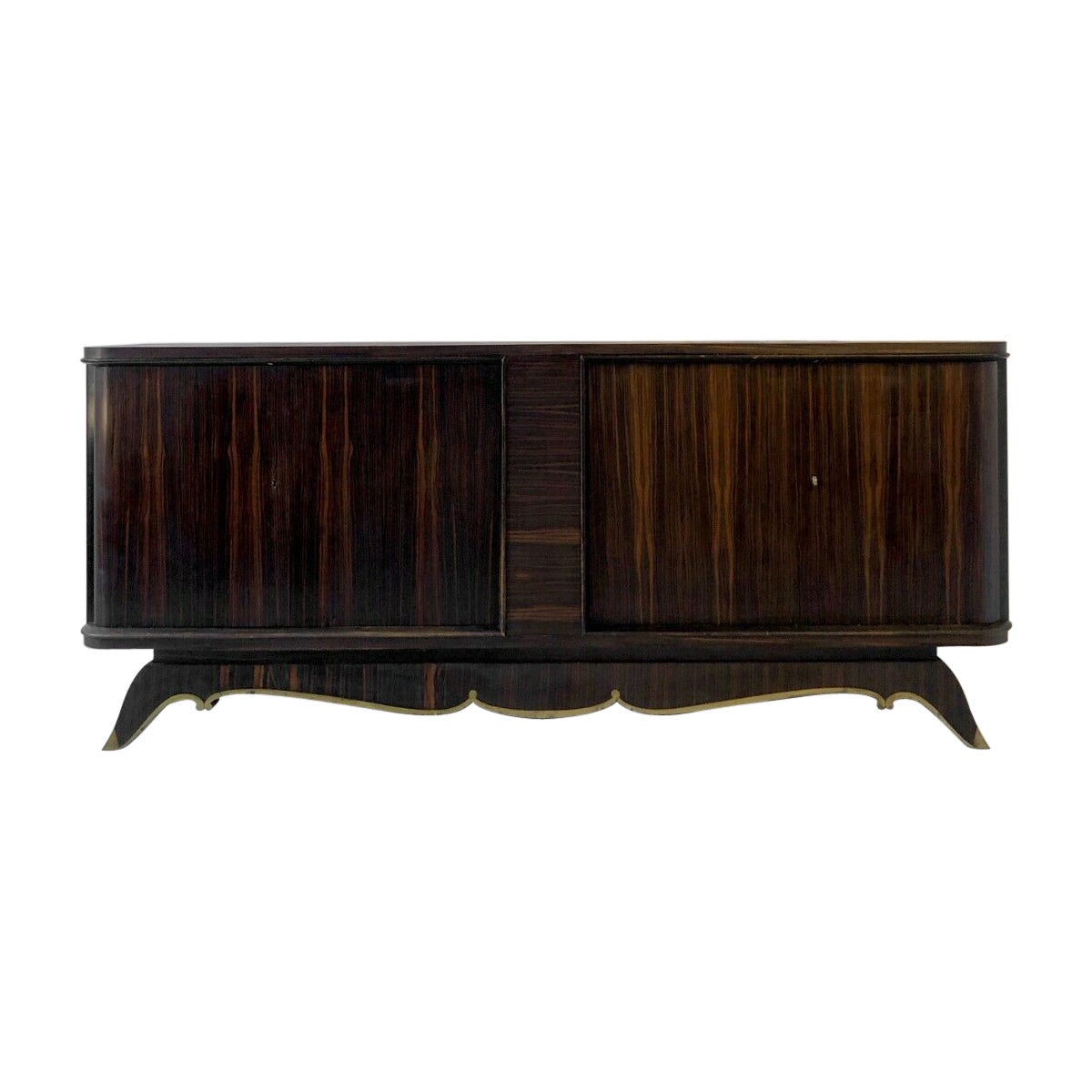 A Wide Spectacular ART DECO NEO-CLASSICAL SIDEBOARD by JULES LELEU, France 1930