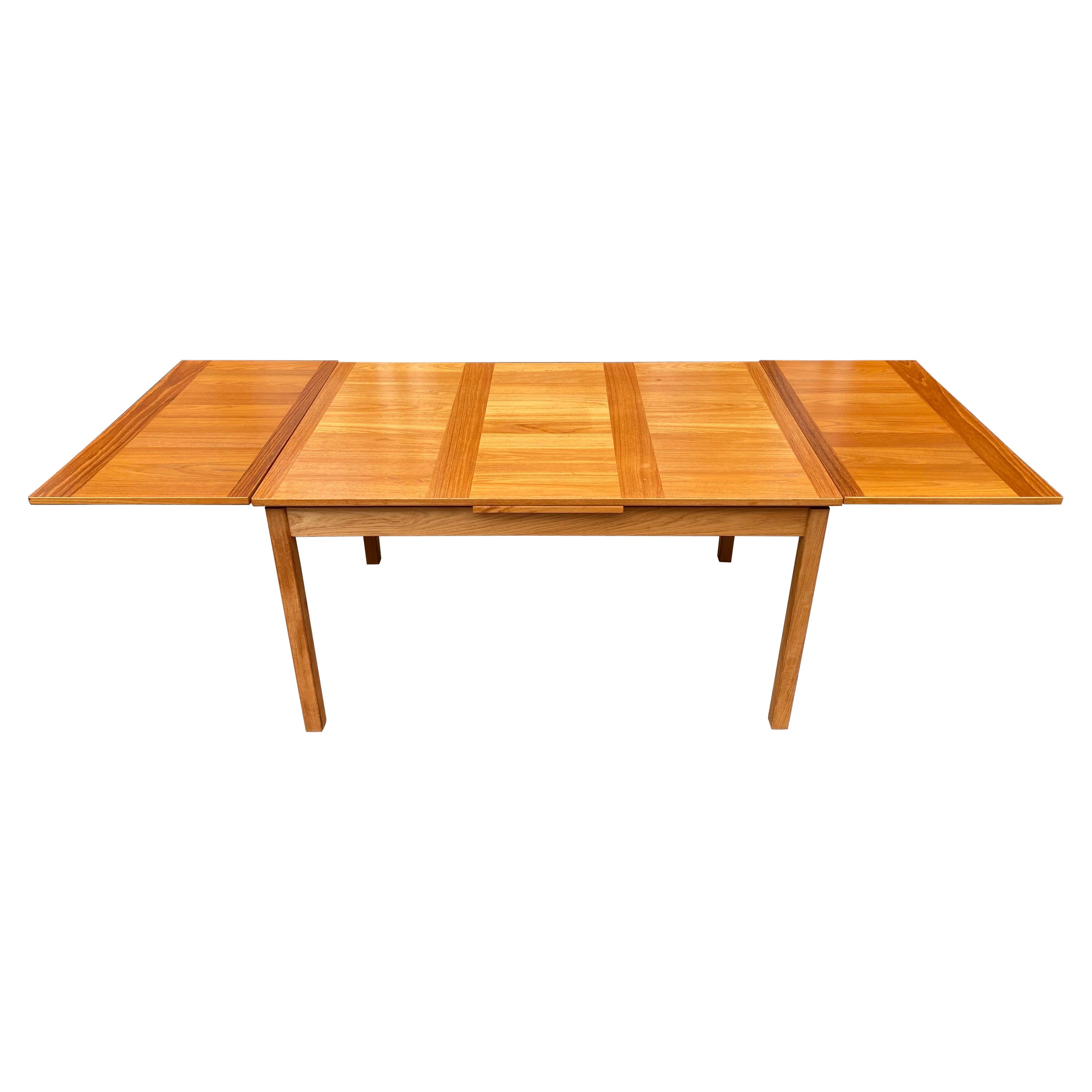 Tavolo da pranzo danese in teak espandibile