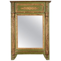 19th Century, French, Directoire Parcel Gilt Mirror
