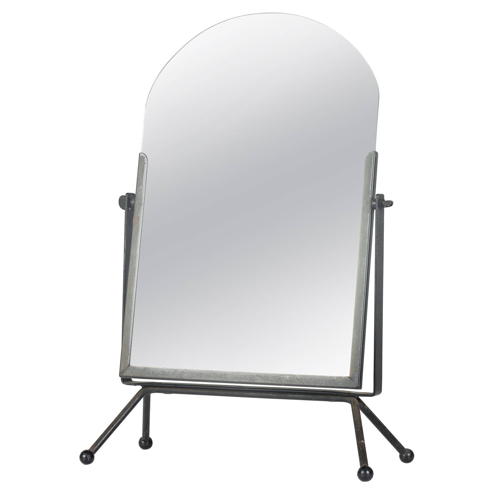 Iron Free Standing Vanity Mirror For Sale
