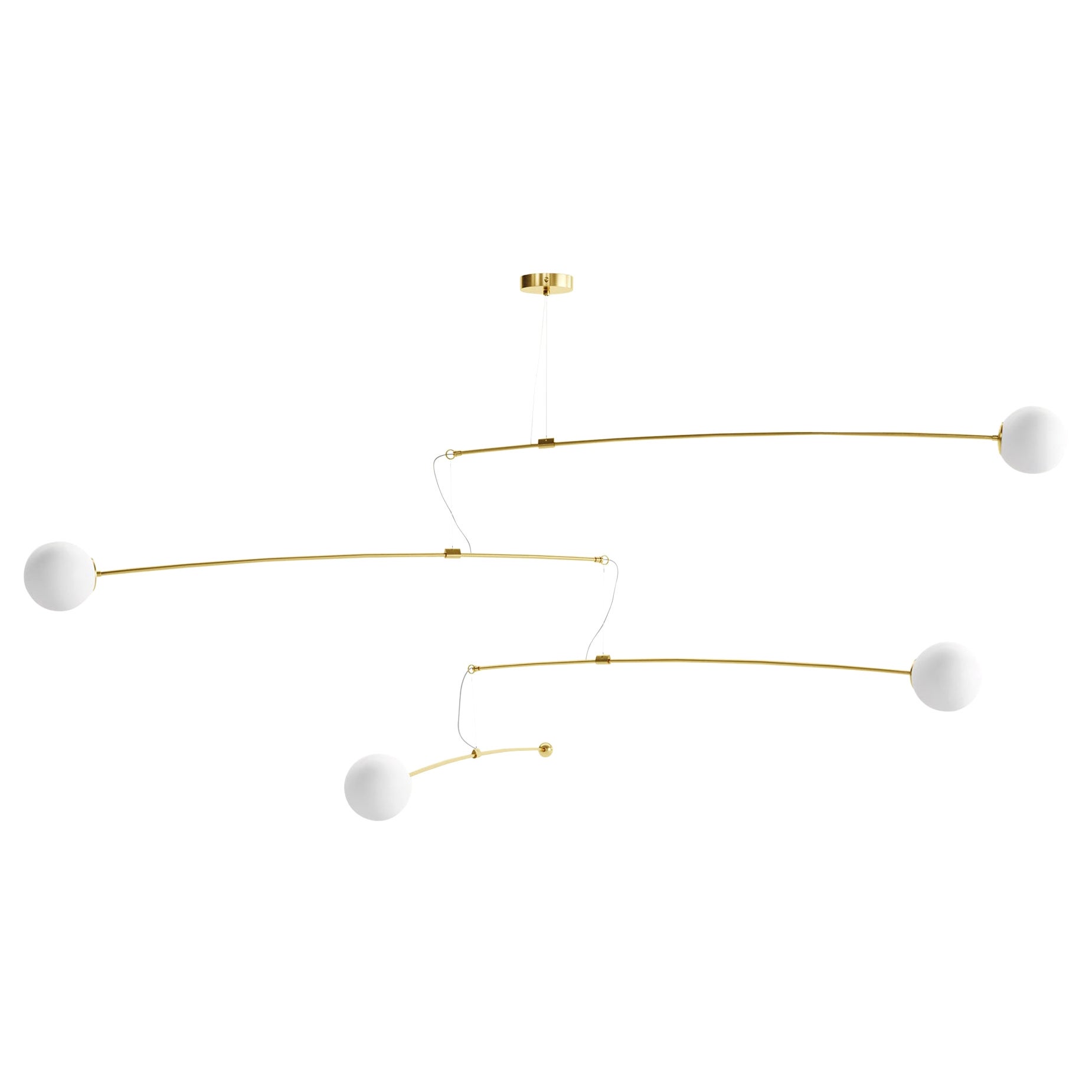 Handmade Medium Notos Chandelier by Gobo Lights For Sale