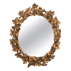 Artisona Grape Leafs Wall Mirror 1970s England