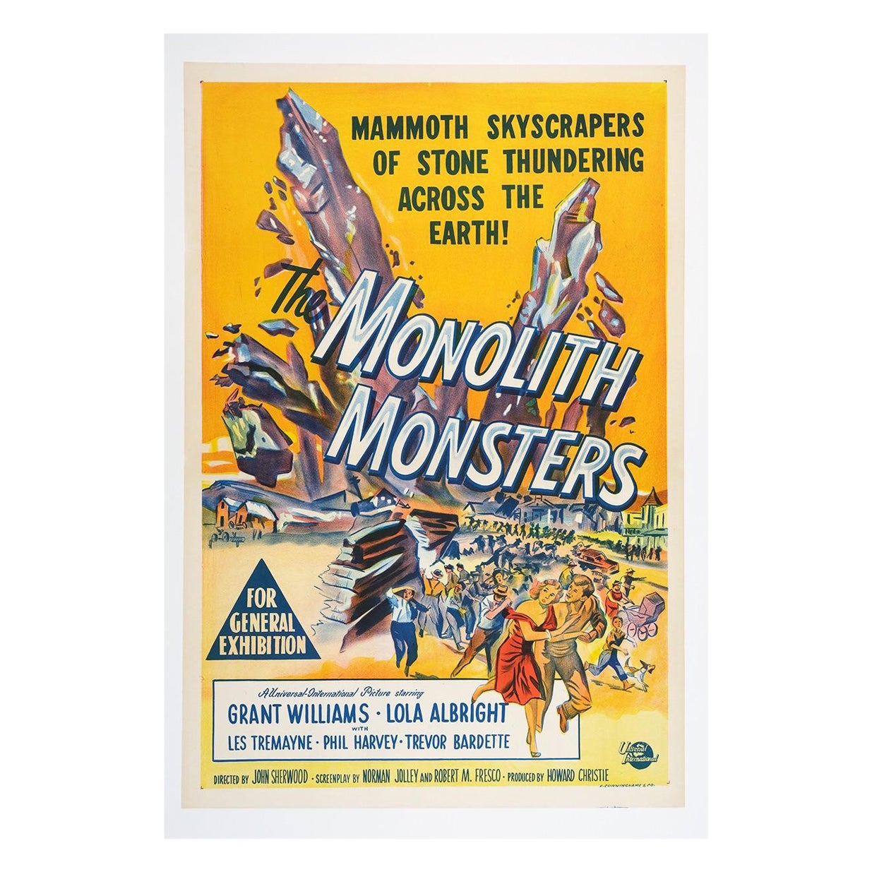 The Monolith Monsters '1957' Original Vintage Poster One Sheet
