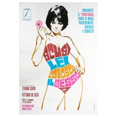 Scusi Lei Conosce Il Sesso? '1968' Original Vintage Poster Mint, Artwork