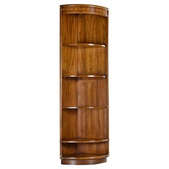 Used Accolade Collection Campaign Style Corner Bookcase Wall Unit by Drexel Heritage