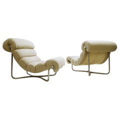 Pair of Mid Century Modern Lounge Chairs by Georges van Rijck, Beaufort - 1960s