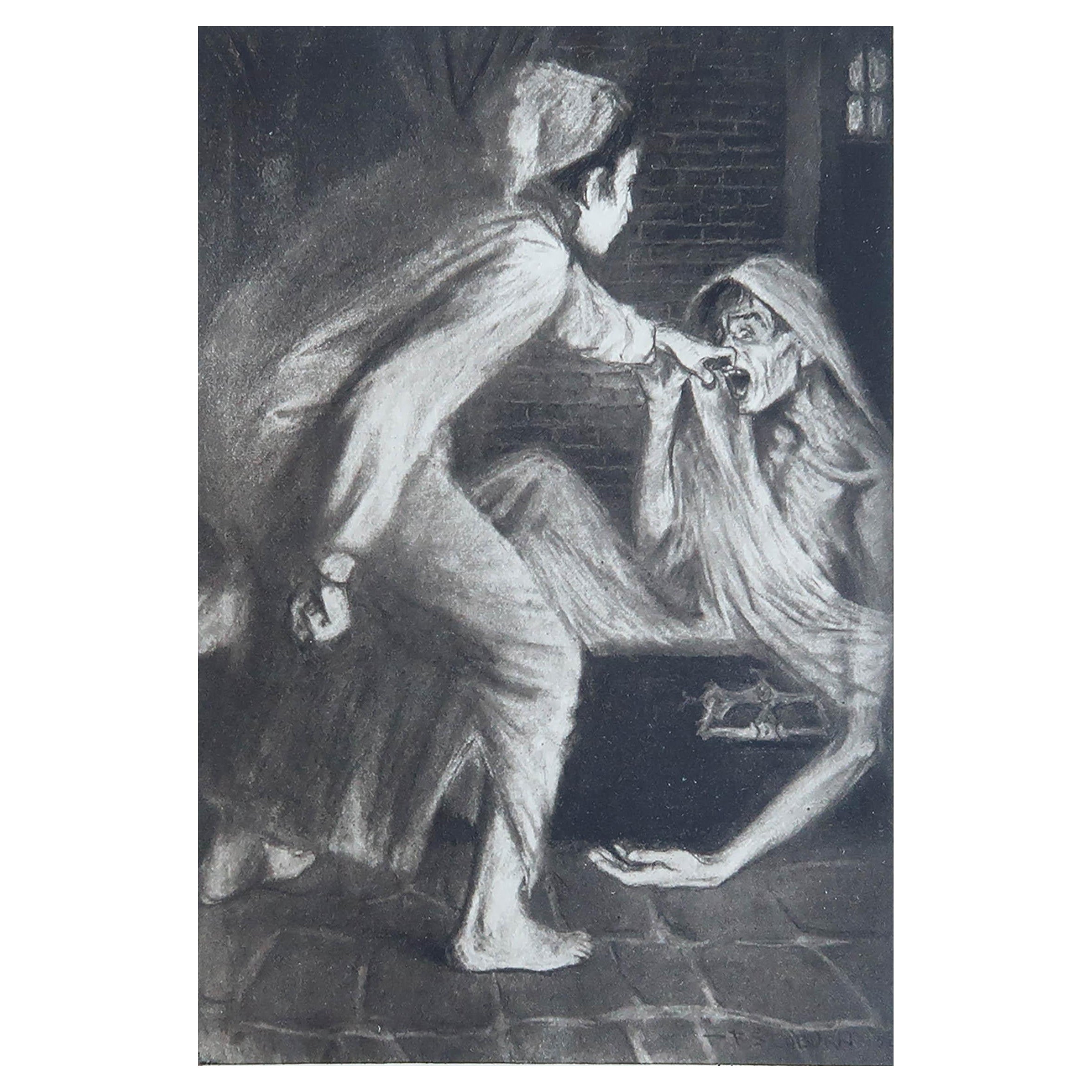 Original Limited Edition Print by Frederick S.Coburn, " Loss of Breath ", 1902 For Sale