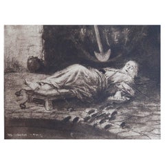Original Limited Edition Print by Frederick S.Coburn, The Pit And The Pendulum 