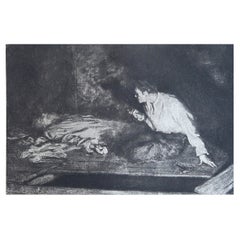 Original Limited Edition Print by Frederick S. Coburn, " The Tell-tale Heart " 