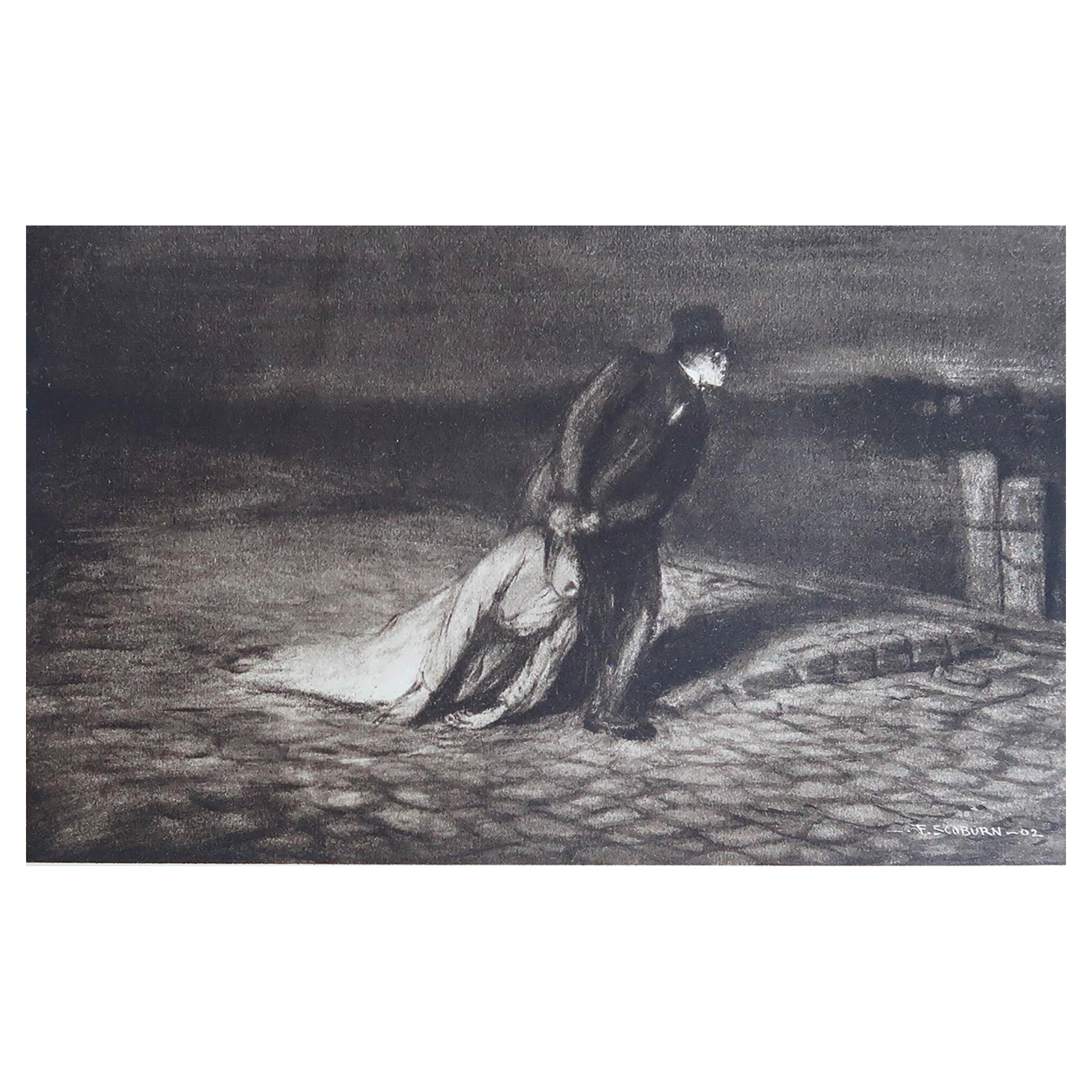 Original Limited Edition Print. Frederick S.Coburn, Mystery of Marie Roget For Sale
