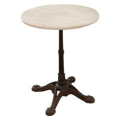 French, Round Bistro Table