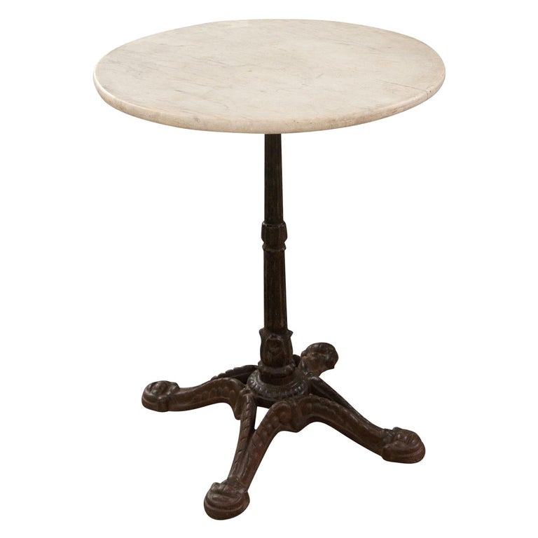 French Round Bistro Table For Sale at 1stDibs