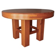 Craftsman Made 1980s Pine Dining Table