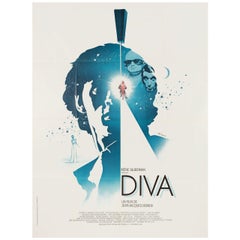 Diva 1982 French Grande Film Poster