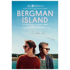 Bergman Island 2021 U.S. One Sheet Film Poster Signed