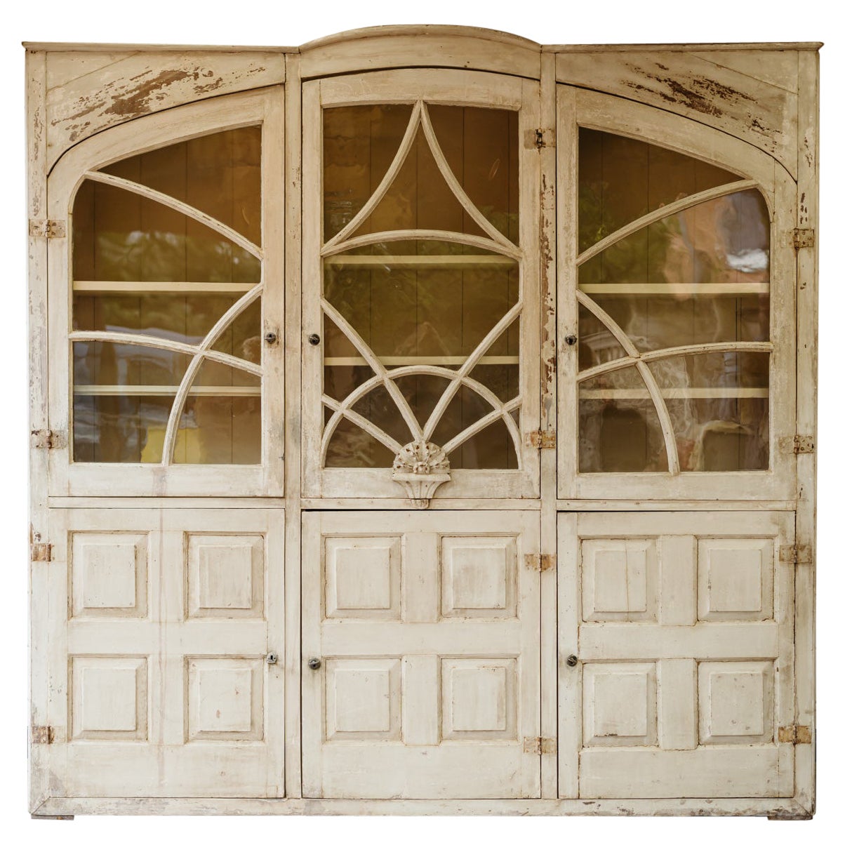 Mid 19th Century Bookcase/Vitrine from a Shop in Portugal