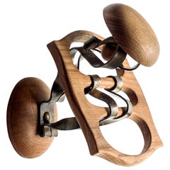 Antoni Gaudi Wood and Metal Calvet Hanger