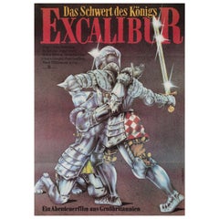 Excalibur 1981 East German A1 Film Poster