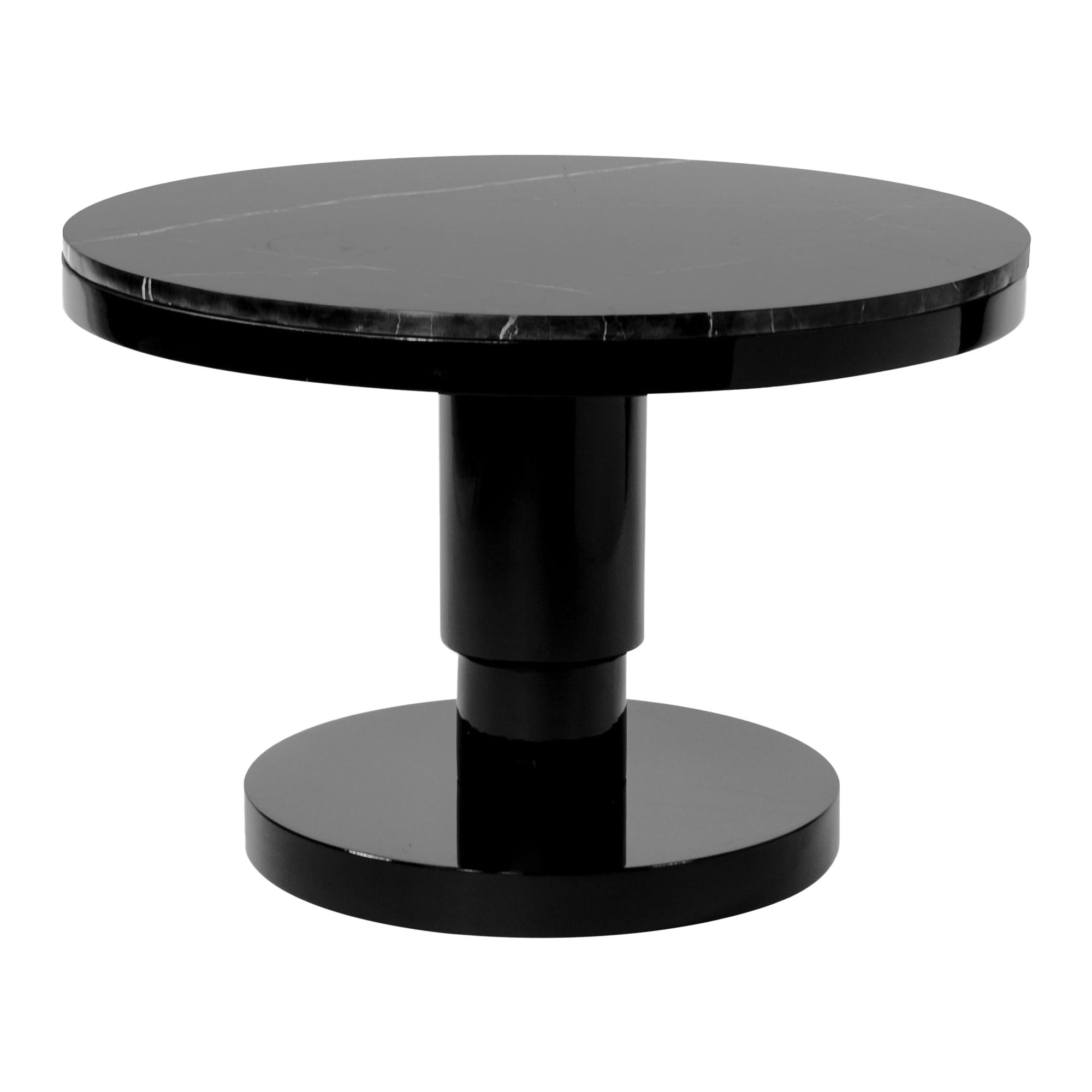 Ceramic and Marble Side Table by Eric Willemart For Sale at 1stDibs