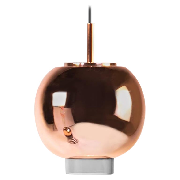 Ceramic and Copper Pendant Light by Eric Willemart