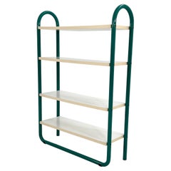 Green Tubular Bookcase, 1970s