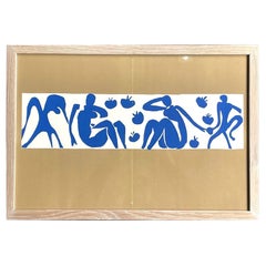 Lithographie originale de Matisse « Femmes et singes », 1954 par Mourlot Freres, Paris