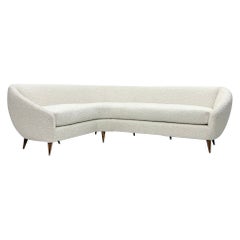 Grande Divano Curvo Boomerang Sofa, After Gio Ponti, C. 1950