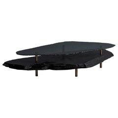 Unique Slate Sculpted Coffee Table by Frederic Saulou