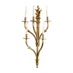 Maison Charles, Pair of Neoclassical Sconces, France, circa 1960