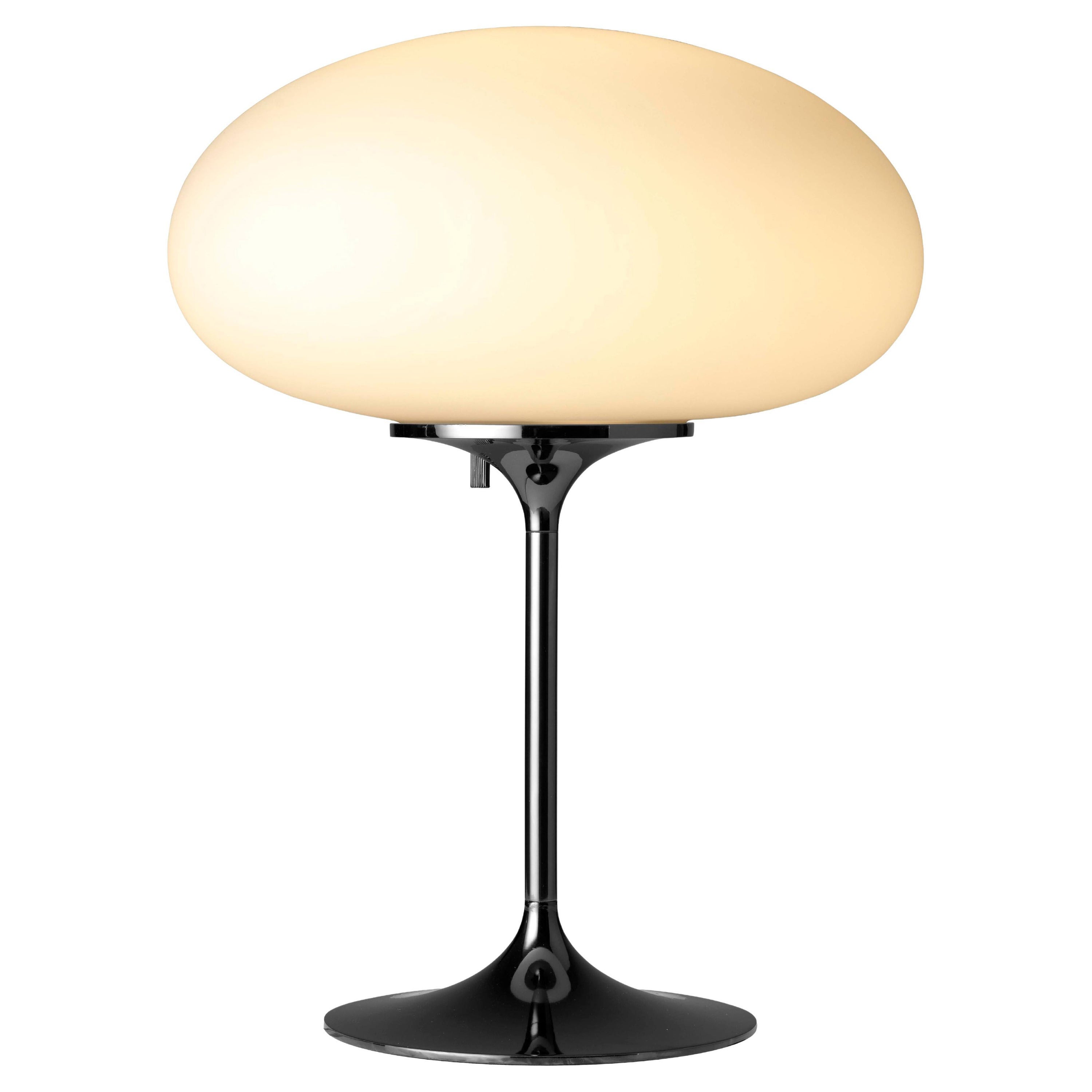 Stemlite Table Lamp by Bill Curry for GUBI in Black Chrome