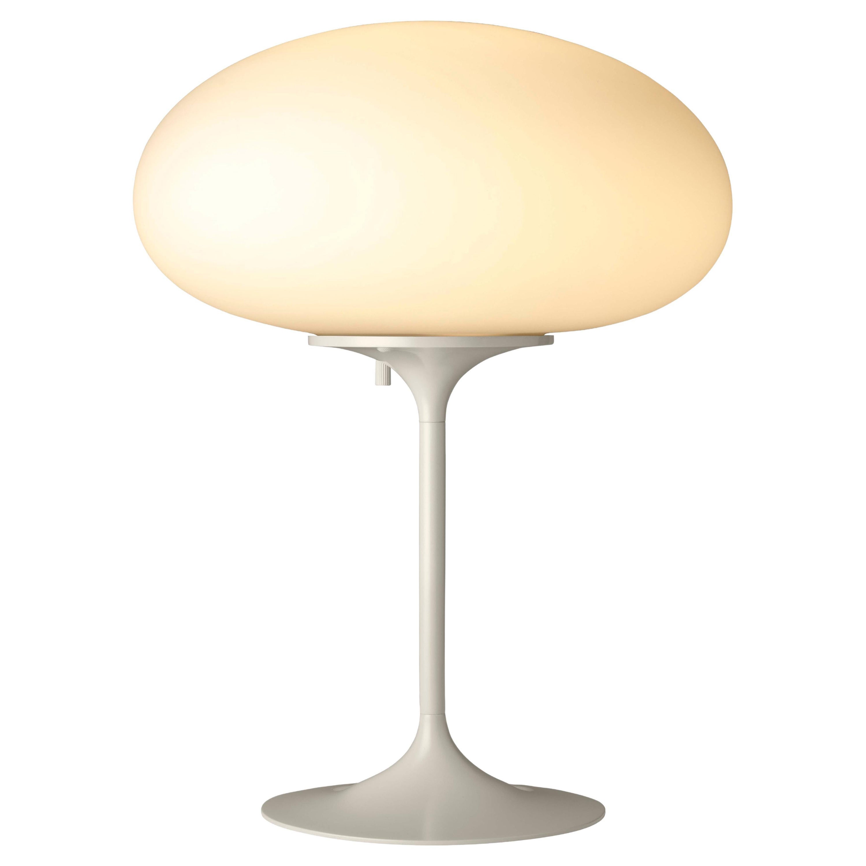 Stemlite Table Lamp by Bill Curry for GUBI in Pebble Gray For Sale