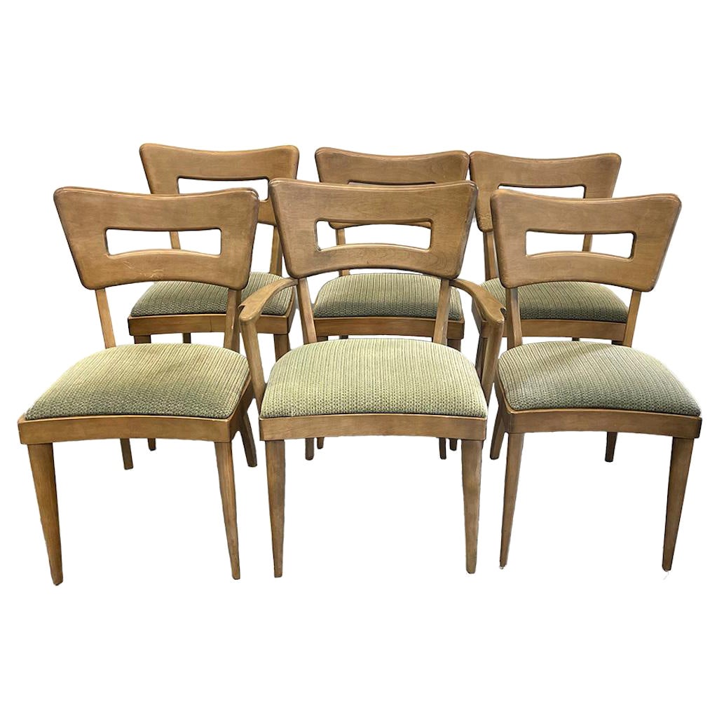 Heywood Wakefield Dining Chairs, Set of 6
