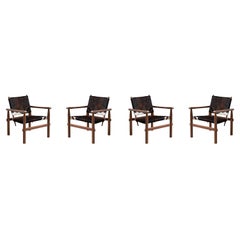 Set of Four Charlotte Perriand 533 Doron Hotel Armchair by Cassina