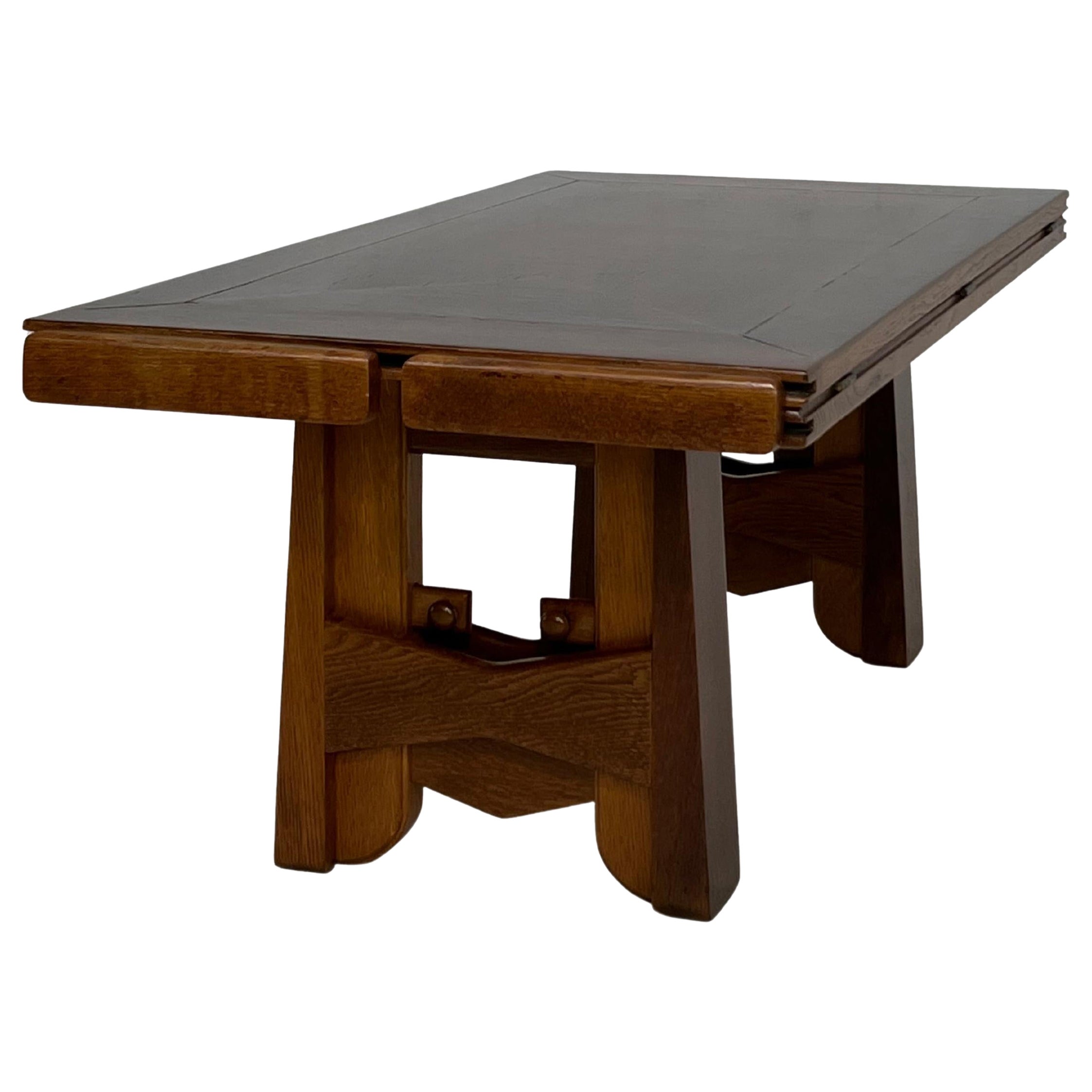 Guillerme et Chambron Table modulaire design français des années 1960 "Sébastien". Modèle en vente