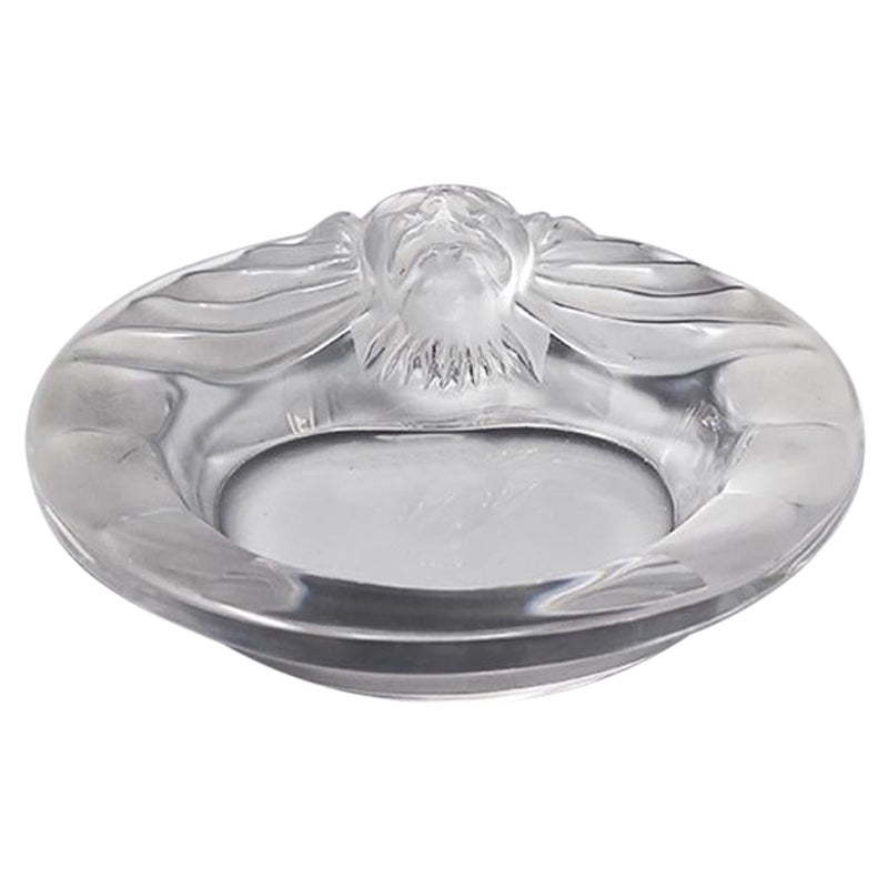 1970s Gorgeous Ashtray by Lalique, Made in France For Sale