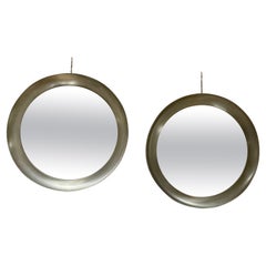 Retro Set of 2 Mirrors Narciso Model, Sergio Mazza Design for Artemide, 1960