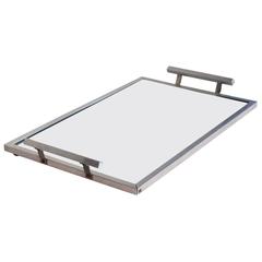French, 1930s Mirrored Serving Tray