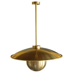 Metropolis Brass Contemporary Suspension Pendant Lamp by Jan Garncarek