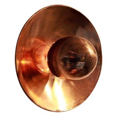 Metropolis Copper Sconce by Jan Garncarek