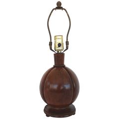 Midcentury Walnut Table Lamp