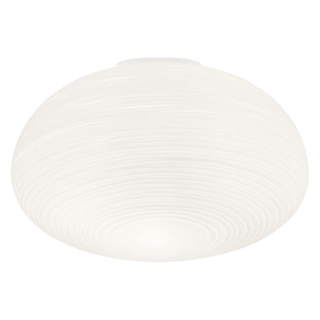 ‘Rituals 2’ Blown Opaline Glass Flush Mount Ceiling Lamp in White for Foscarini For Sale