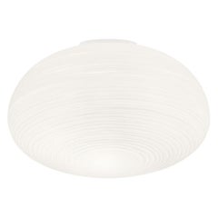 ‘Rituals 2’ Blown Opaline Glass Flush Mount Ceiling Lamp in White for Foscarini