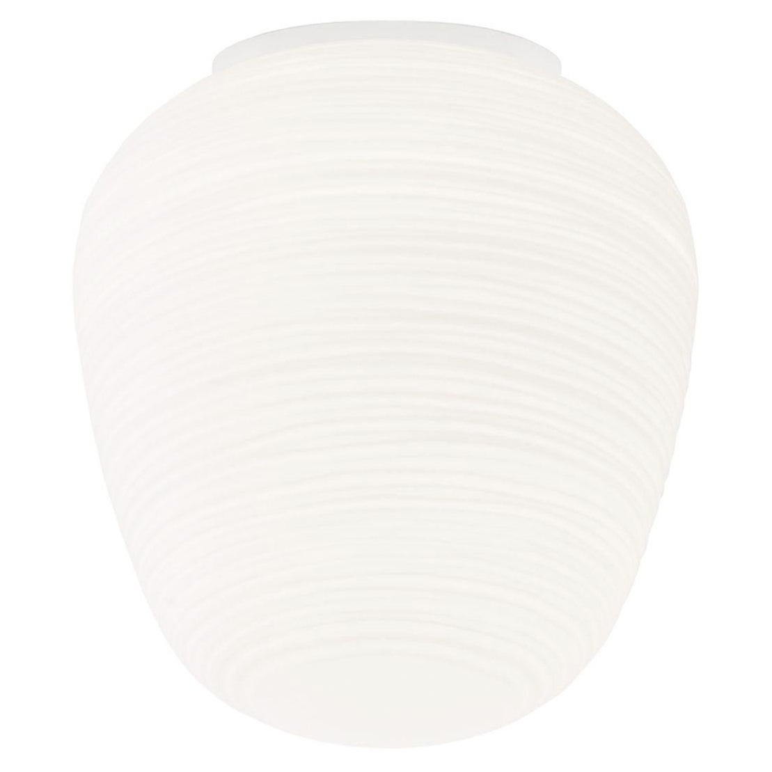 ‘Rituals 3’ Blown Opaline Glass Flush Mount Ceiling Lamp in White for Foscarini For Sale