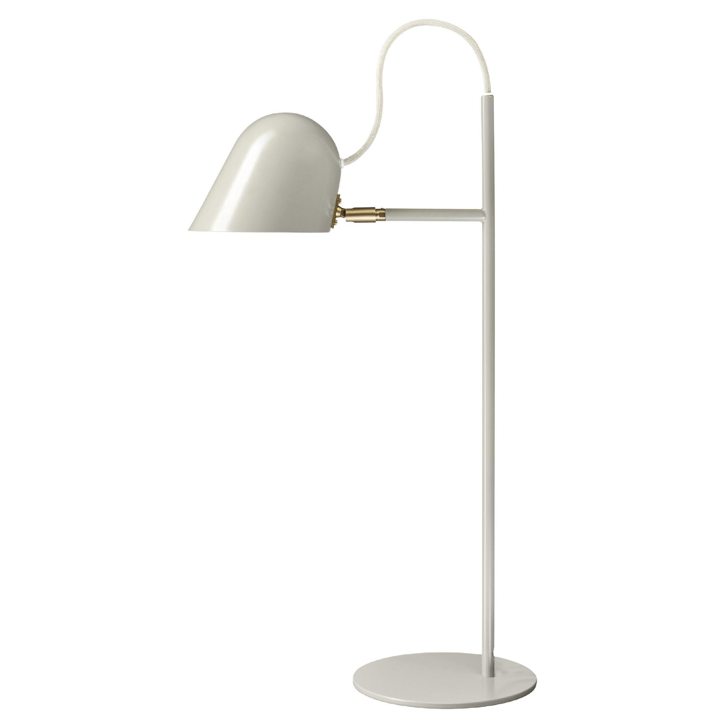 'Streck' Table Lamp by Joel Karlsson for Örsjö in Warm Gray For Sale