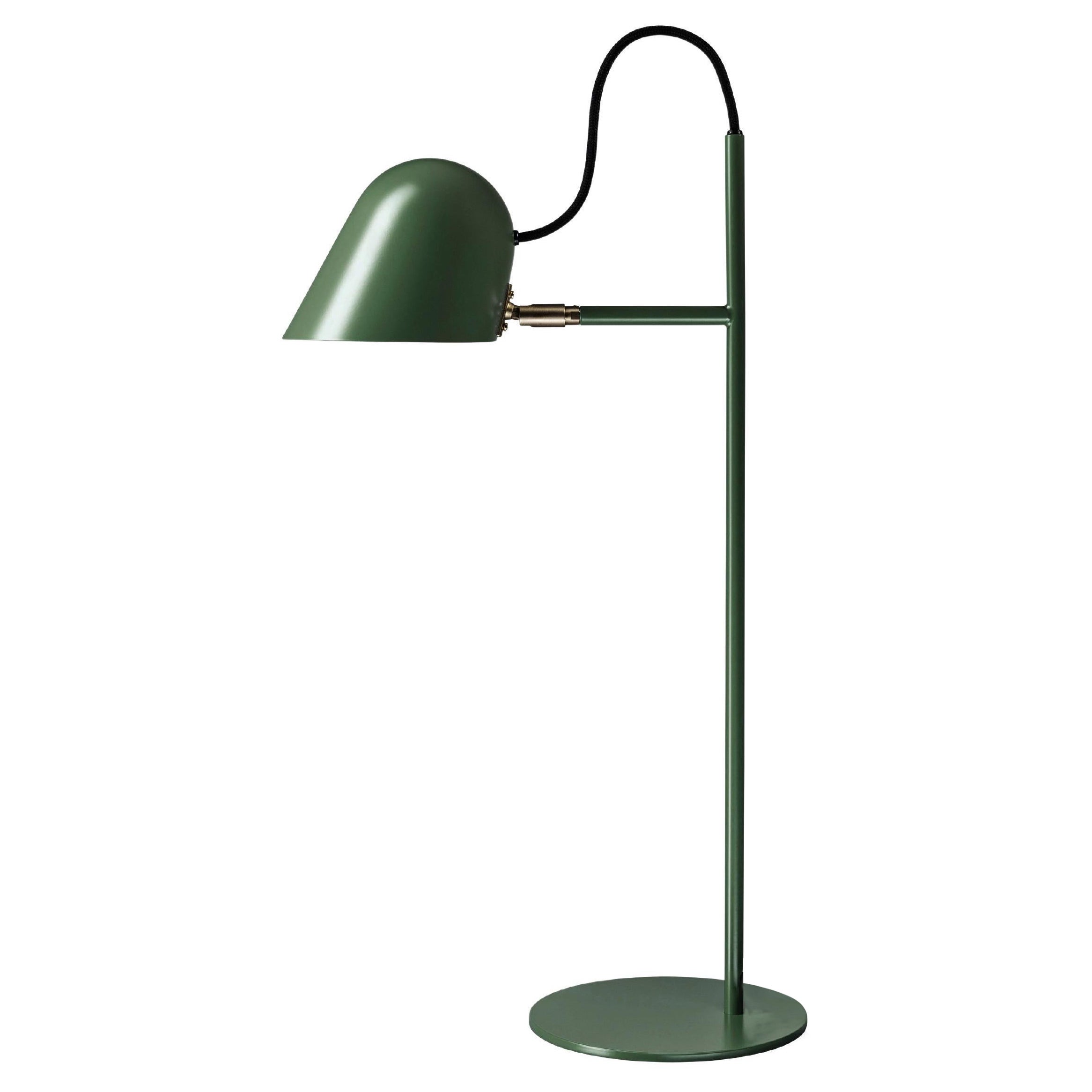 'Streck' Table Lamp by Joel Karlsson for Örsjö in Pine Green For Sale